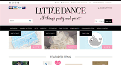 Desktop Screenshot of littledanceinvitations.com.au