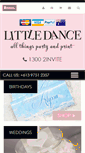 Mobile Screenshot of littledanceinvitations.com.au